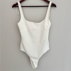 Zara white elegant bodysuit